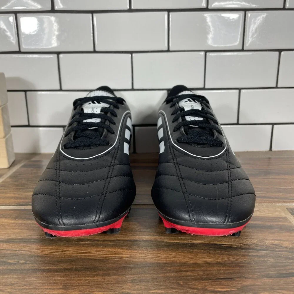 adidas Goletto IX FG MG Soccer Shoes Mens 6.5 Black White Futbol Sneaker Cleats